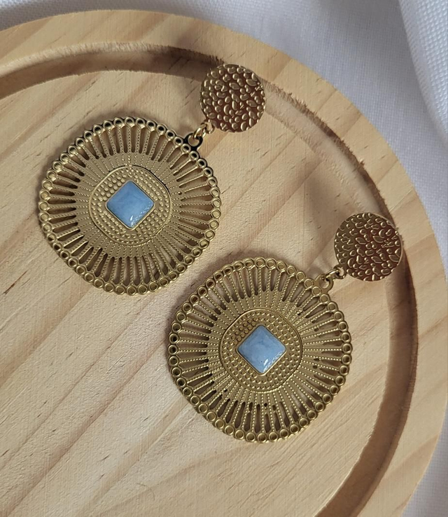 Boucles d'oreilles Esmeralda 