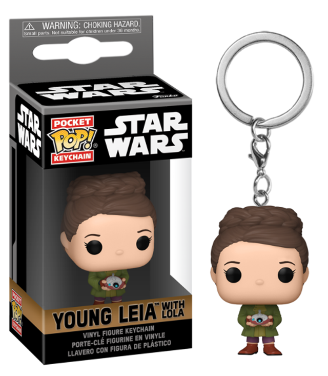 STAR WARS OBI-WAN KENOBI - Pocket Pop Keychains - Leia Organa