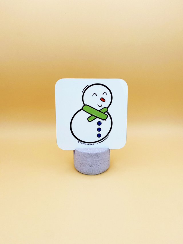 Snowman coaster