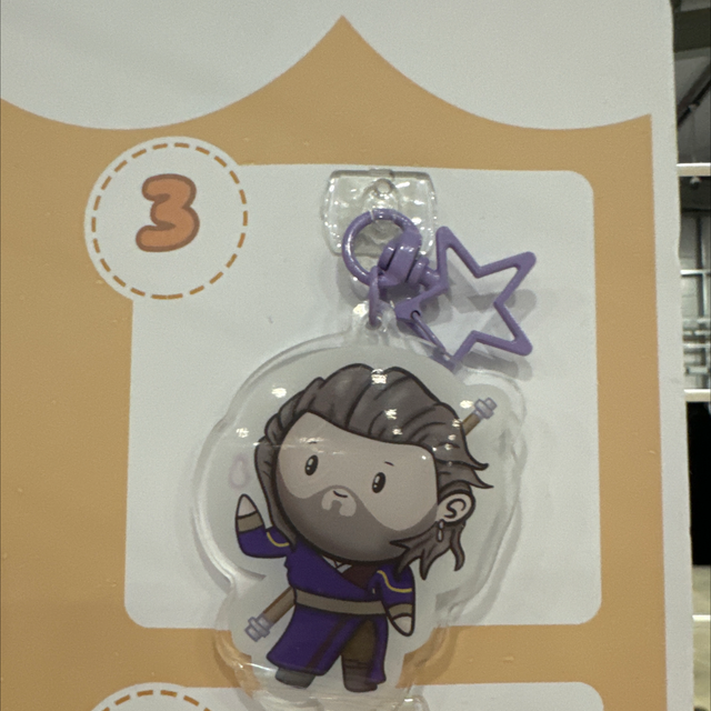 3 Baldurs Gate 3 Gale Acrylic Charm