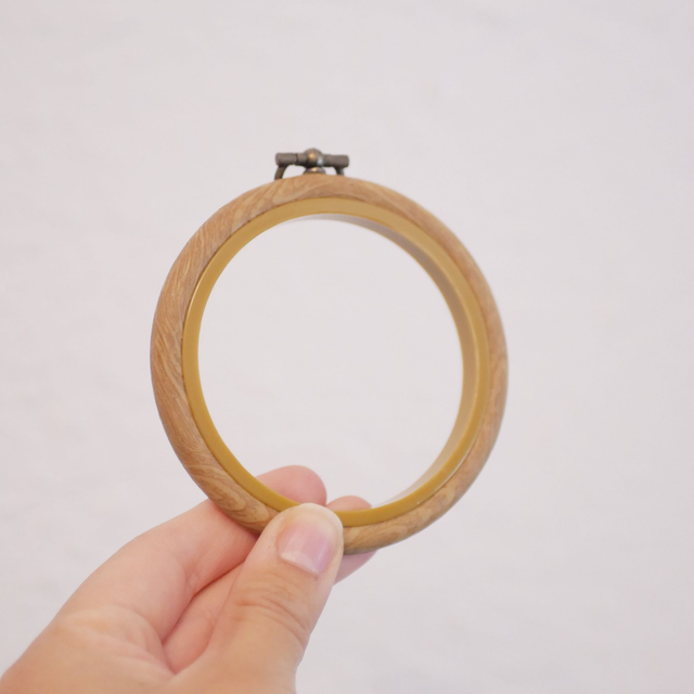 Tambour à broder - Flexi hoop (7,5cm)