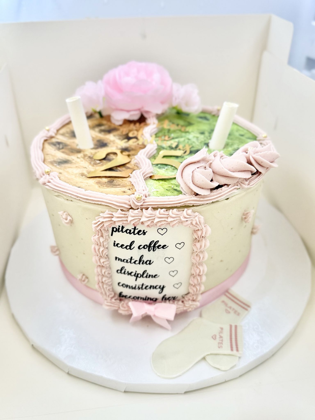 25st Birthday Matcha Coffee Cake