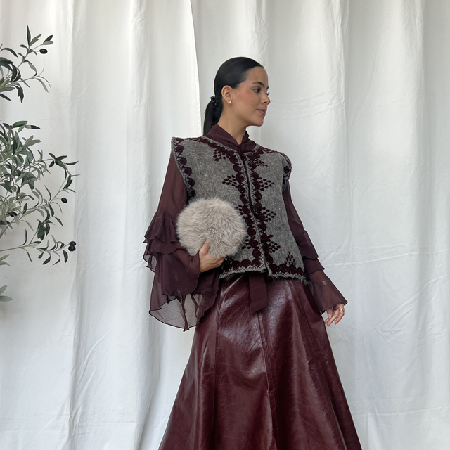 1.0 Chaleco manuela lana 