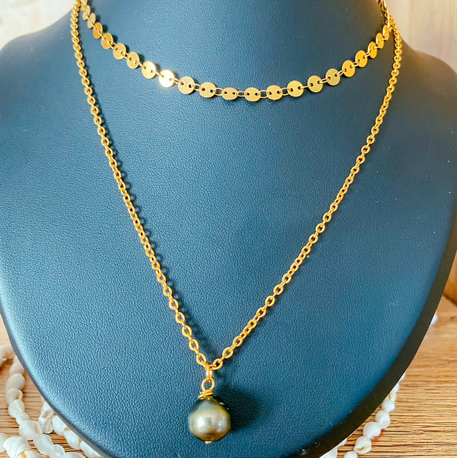 Collier double ōmenemene