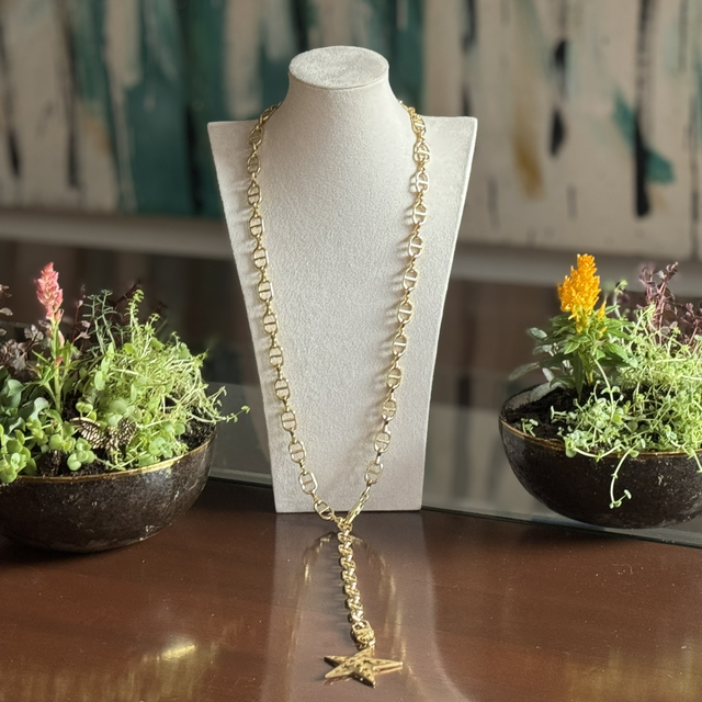 Collar Solenne Star - Enchape Oro