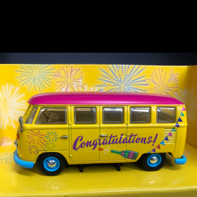 VW T1 Bus Congratulation Corgi 1:43 
