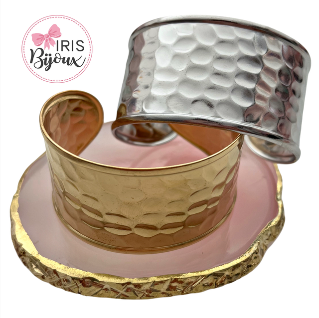Bangle effetto martellato 