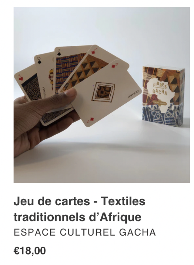Cartes à jouer Fibres Gacha 