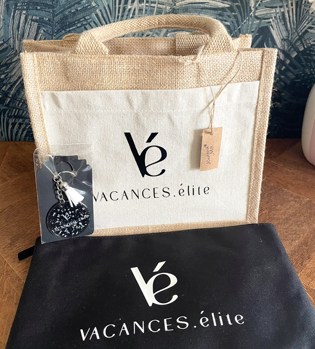 Mini cabas en toile de jute et coton - personnalisable