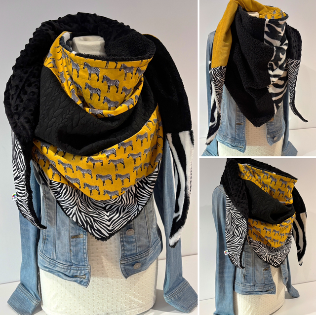 Maxi Chèche Double Patchwork 340