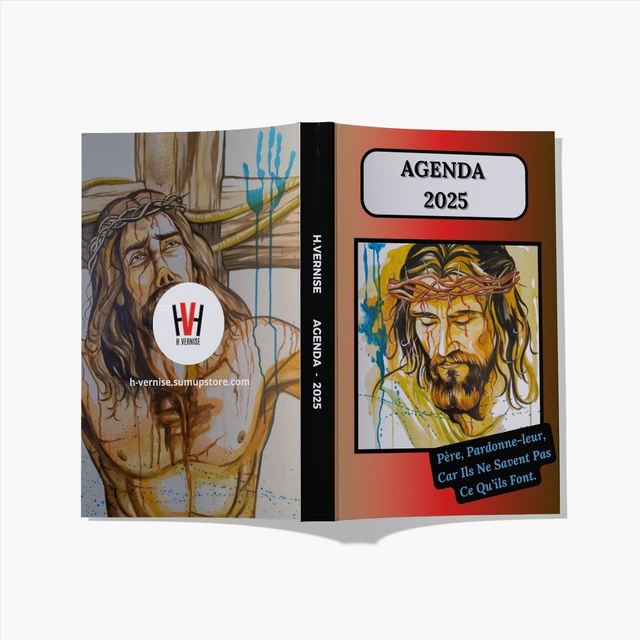 F0-1.4 - Carnet d'agenda 2025 - Père, Pardonne-leur, Car Ils Ne Savent Pas Ce Qu’ils Font.