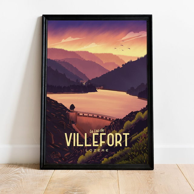 Affiche LAC DE VILLEFORT