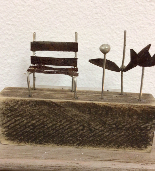 Garden Bench Sculpture