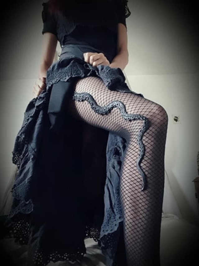 Collant résille tentacule en silicone