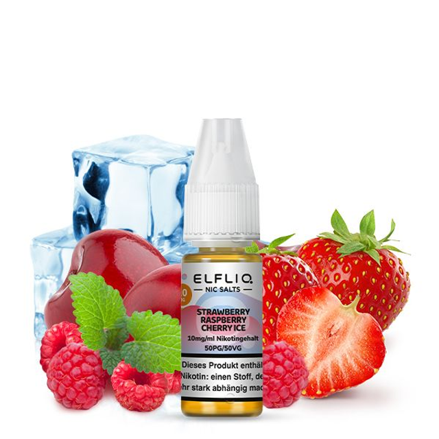 Elfbar - ElfLiq - Strawberry Raspberry Cherry Ice - 10ml