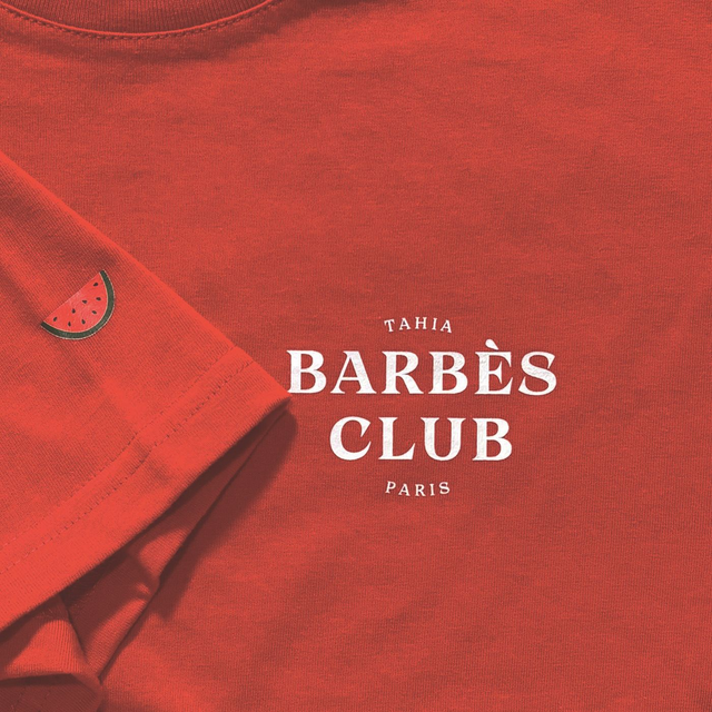 T-shirt rouge édition limitée "Pastèque"