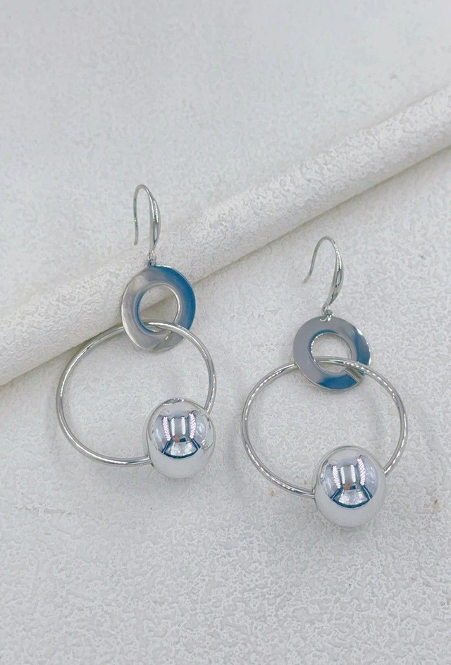 Boucles d'oreilles cercle et rond