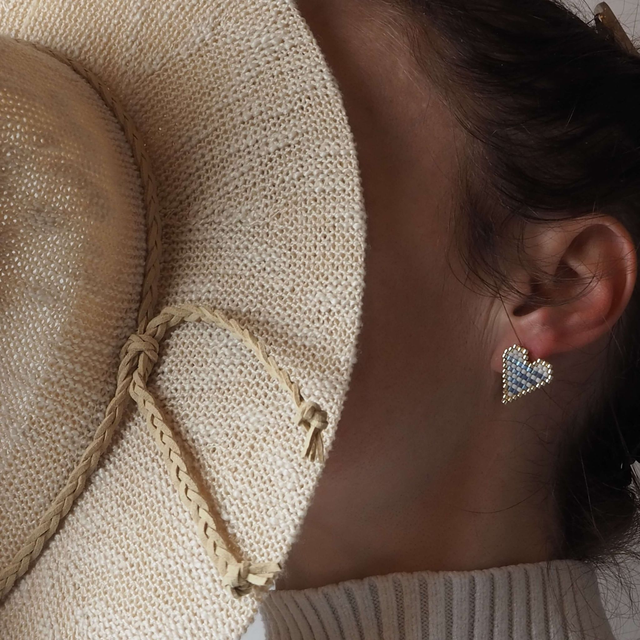 Minis Coeurs Marinière