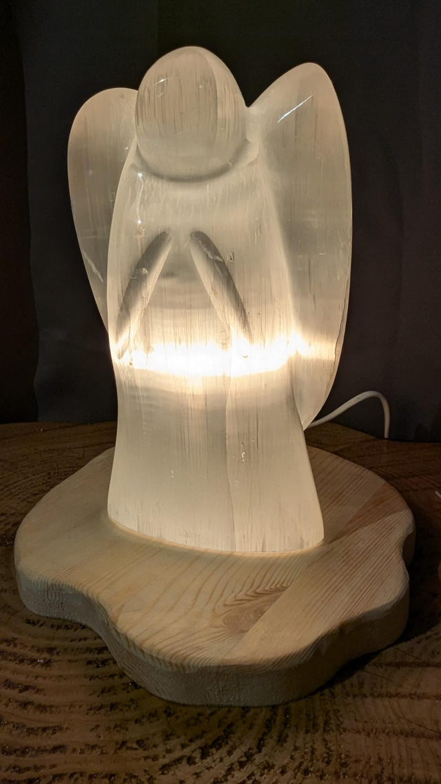  Lampe Ange en Sélénite