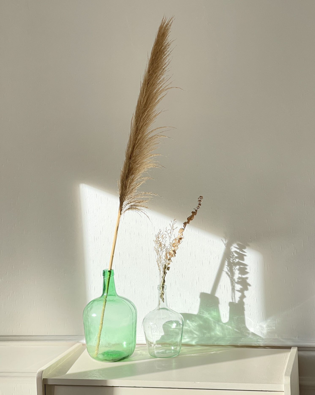 Dame jeanne verte vintage