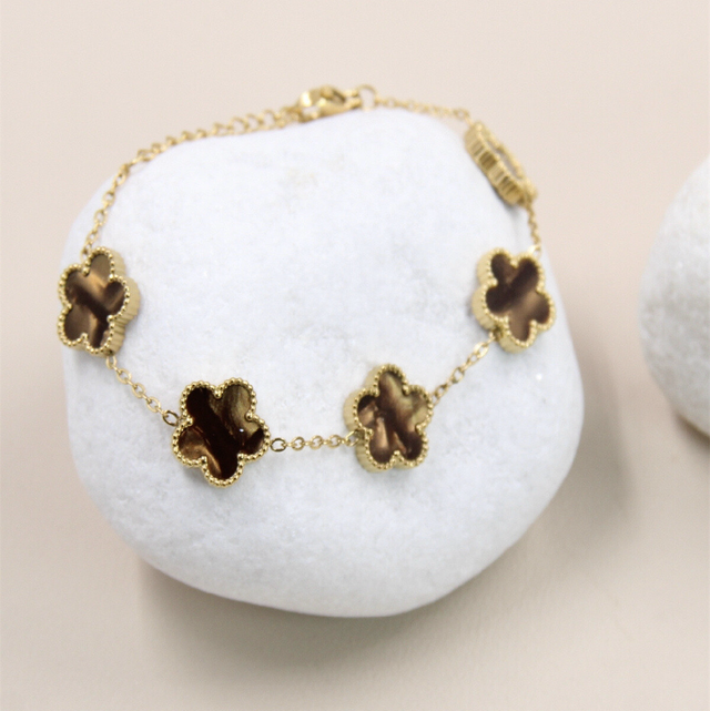 Bracelet multi trèfle