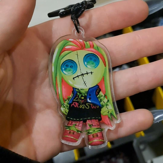 Flytrapghoul Acrylic Keychain