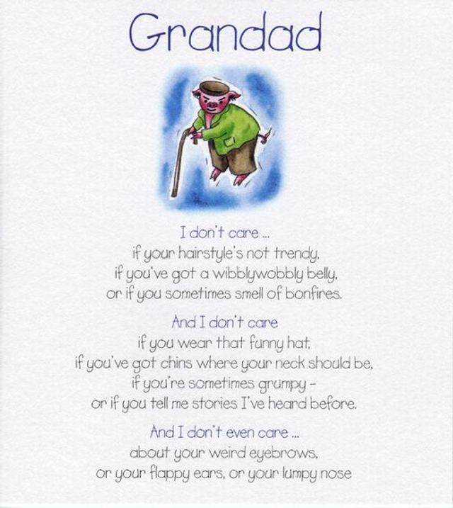 Greeting Card -Grandad, I Love You