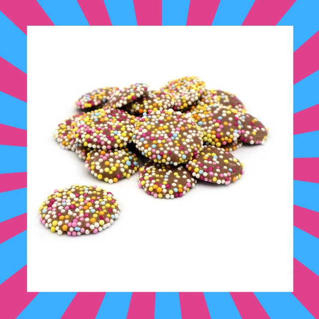 Chocolate buttons with bits on (Jazzies)
