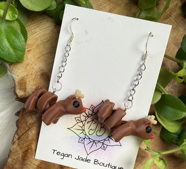 Reindeer Earrings