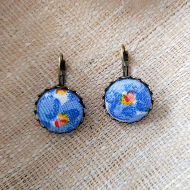 Boucles d'oreilles dormeuses 