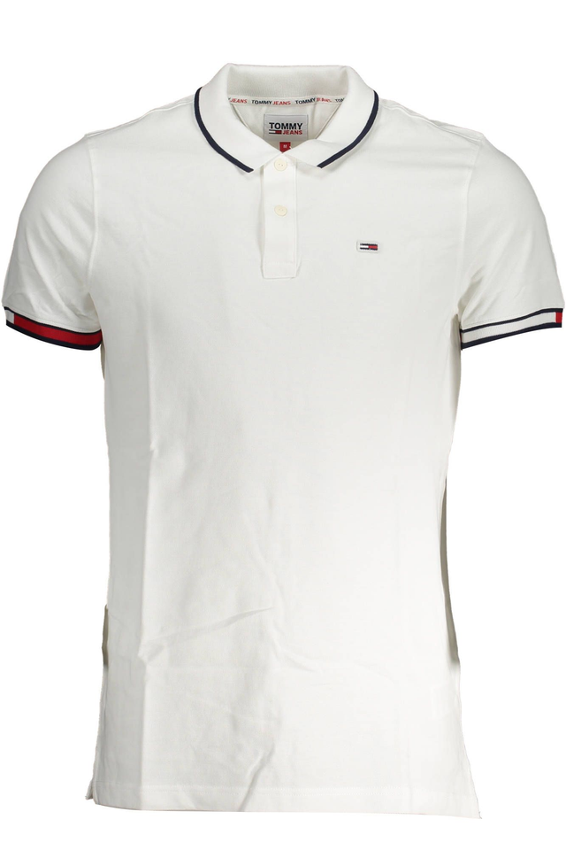 TOMMY HILFIGER POLO MANICHE CORTE UOMO BIANCO