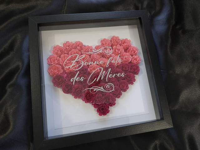 Le coeur de l&#039;amour dans un cadre