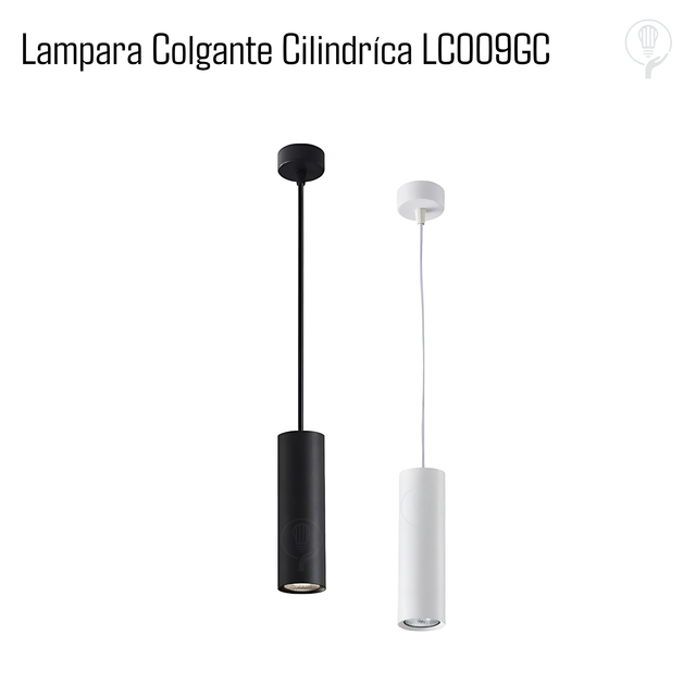 Lampara Colgante Cilindríca LC009GC