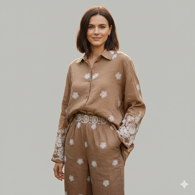 Ensemble Fluide à Motifs Floraux