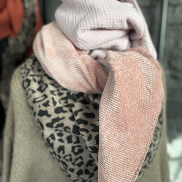 Écharpe Fauve Rosé 