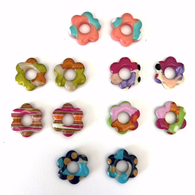 Boucles d’oreilles interchangeables sans créole 