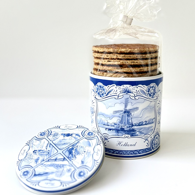 Stroopwafels incl. “Gouda” bewaarblik