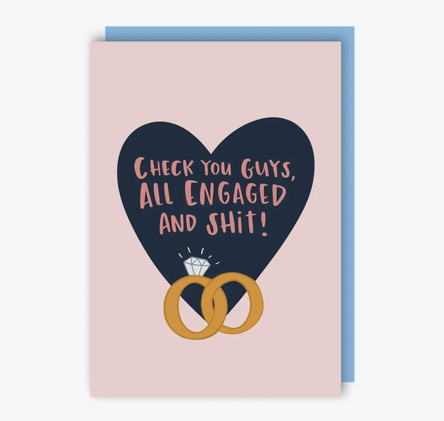 Check you guys, all engaged and shit 