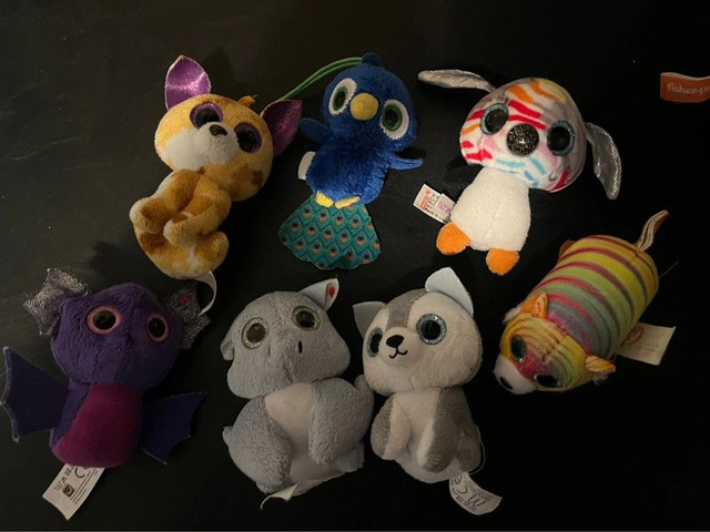 Lot de petites peluches ty