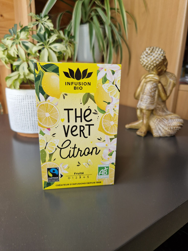 Thé Vert, Citronnelle, Citron - ENJOY LIFE BIO 