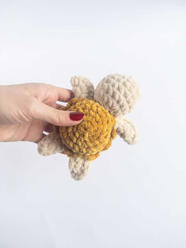 Tortue 14cm Moutarde