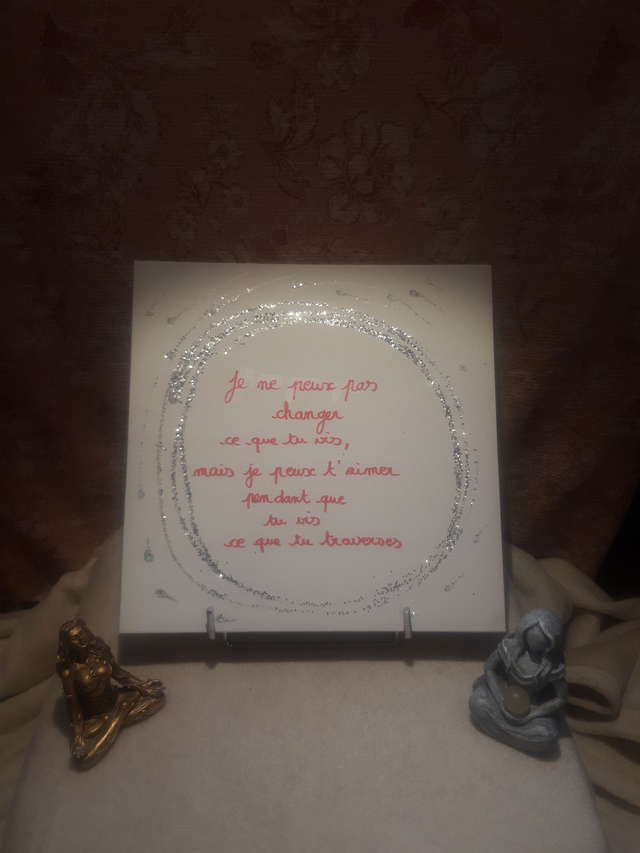 "Je ne peux pas changer ce que tu as vécu..."