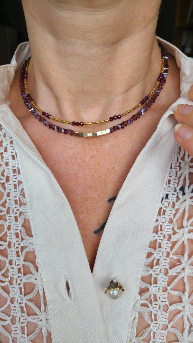 Collier Éline - Rubis