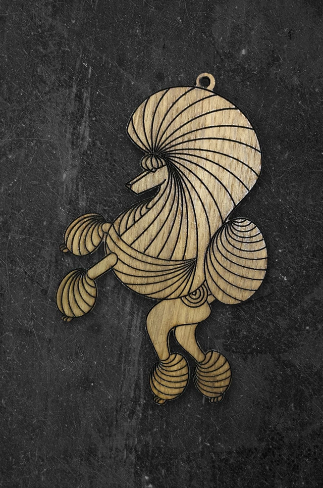 Wood - Poodle Continental Oak