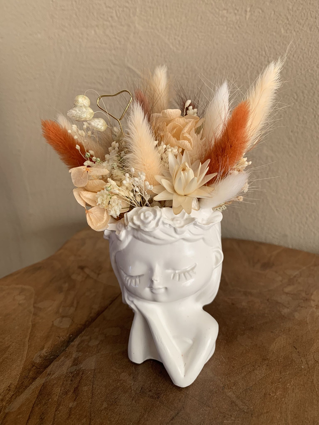 Vase silhouette femme Terracotta