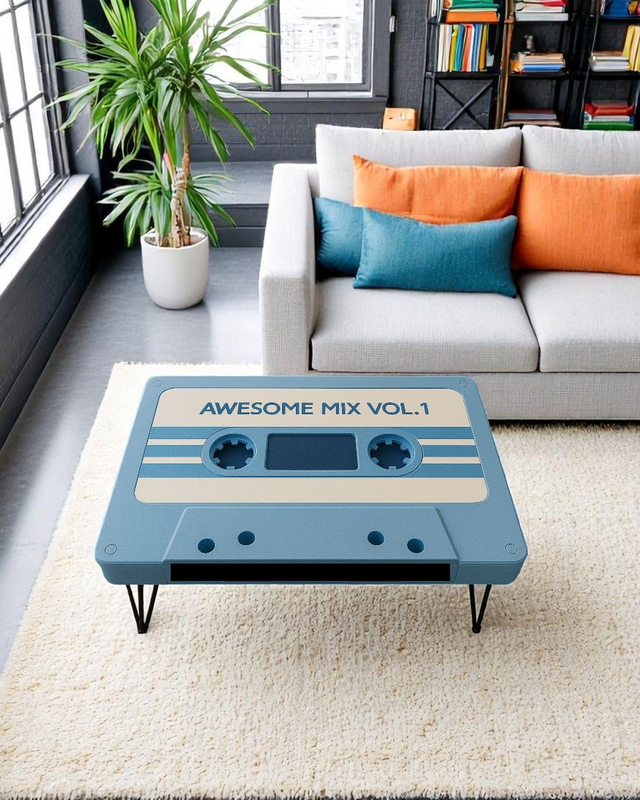 Table basse &quot;Club de Foot&quot; – Pour les supporters qui ont du style