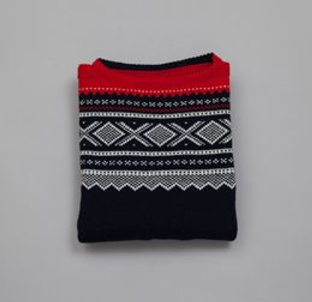 Marius Genser (Traditional) Navy Blue/Red - Men's