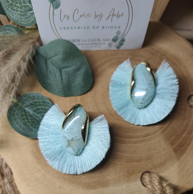 BO BOHEME AMBRE BLEU TURQUOISE CLAIR 0000117