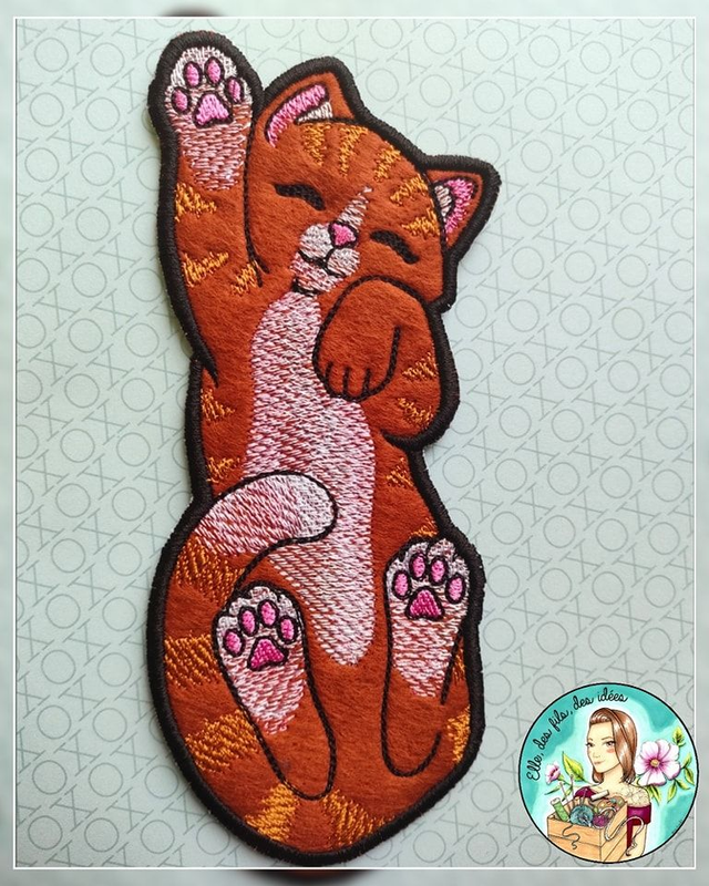 Marque page chat Roux