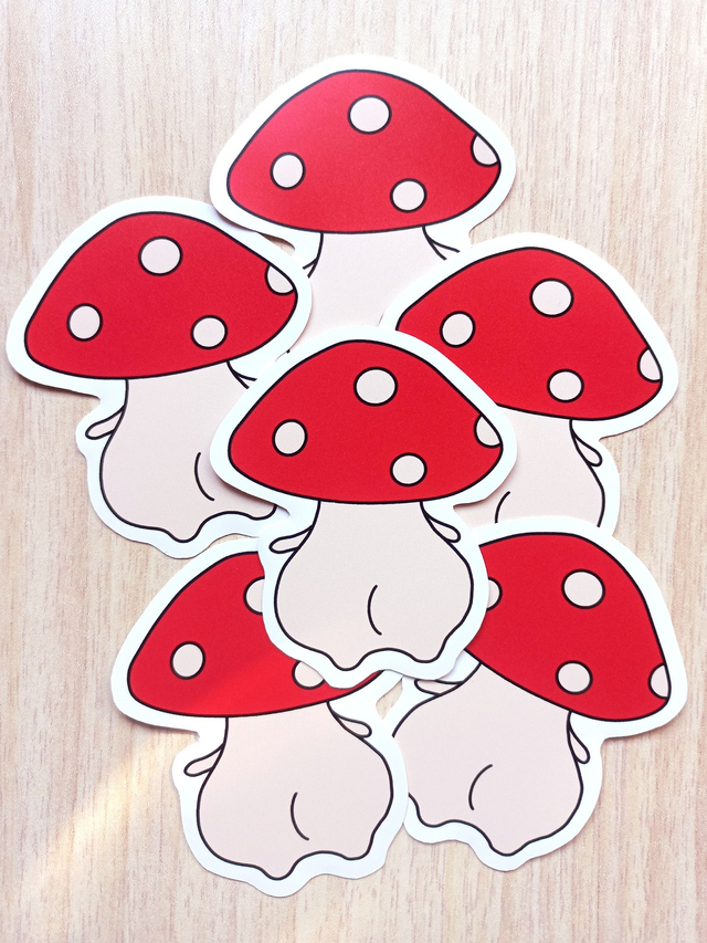 Champi-Fesse - Stickers